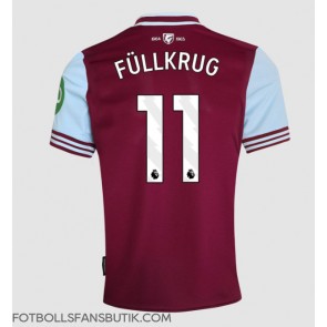 West Ham United Niclas Fullkrug #11 Replika Hemmatröja 2024-25 Kortärmad